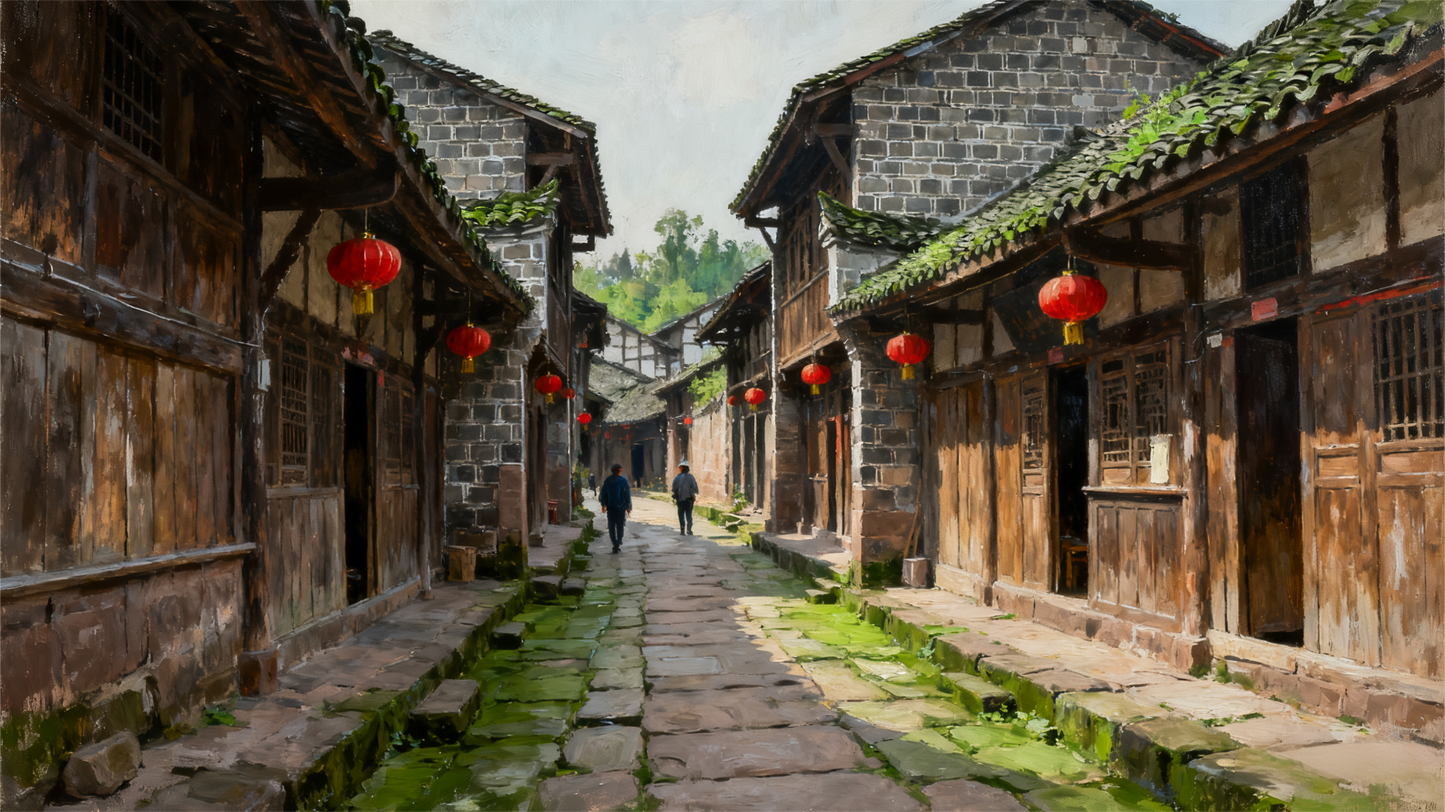 Hechuan One-Day Tour: Laitan Ancient Town & Diaoyu Fortress Adventure